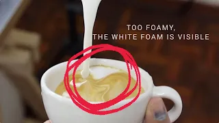 Milk steaming common mistakes