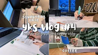 Kafede çalışıyorum, sessiz vlog | Yks günlüğüm