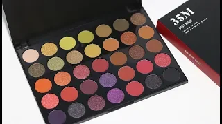 Morphe 35M Boss Mood Eyeshadow Palette | SWATCHES