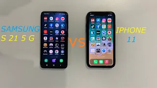 Сравнение Samsung S21 против iPhone 11: кто или что лучше? Speed test