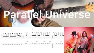 Red Hot Chili Peppers - Parallel Universe (guitar cover with tabs & chords)