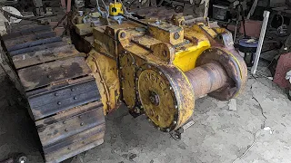 Caterpillar D4 Hyster winch full rebuild and installation (part 3)