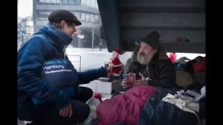 Einfach spenden: Im Winter obdachlosen Menschen helfen! | Diakonie-Stiftung MitMenschlichkeit