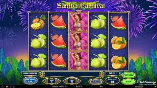 Play'n GO - Samba Carnival - Gameplay Demo