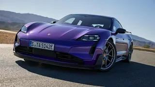 2025 Porsche Taycan Turbo GT with Weissach Package - Purple Sky Metallic