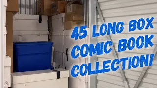 FOUND! Comic Book Collection of 45 Long Boxes!