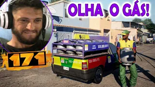 TRAMPANDO DE ENTREGADOR DE GÁS NO 171 (GTA NO BRASIL) GAMEPLAY