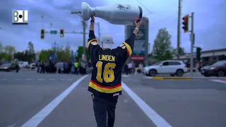 Canucks Fans SHUTDOWN Scott Road After Series Win!