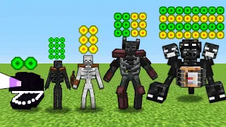 Which of the All Wither and Skeleton Bosses Will Give More Xp?