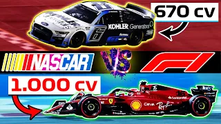 F1 vs NASCAR 2022 💥 ¿Qué Coche es MÁS RÁPIDO? Comparación DAYTONA 500 vs MÓNACO vs COTA | PIT STOP