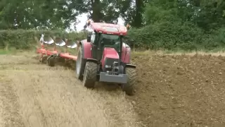 Ploughing on a bit of steep!