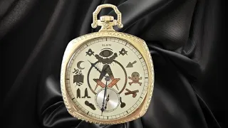 Elgin Masonic pocket watch