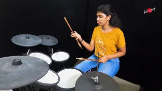 DEVA SHREE GANESHA | AGNEEPATH | DRUM COVER | by RINAY DRUMMER | Girl Drummer Chennai