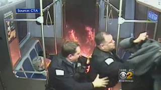 Video Shows CTA Passenger Trying To Set Himself On Fire