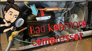 How to replace Kenmore Elite compressor install / LG