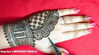 Stylish Easy Mehndi designs for Backhand|Simple Mehandi design|Mehndi design|Mehandi|Henna|Mehndi