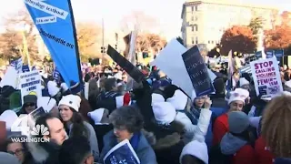 Protesters Speak on Supreme Court Abortion Case | NBC4 Washington