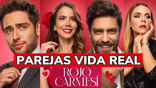 ROJO CARMESÍ PAREJAS EN LA VIDA REAL