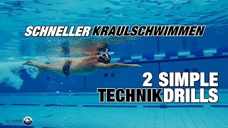 Schneller Kraulschwimmen: 2 simple Technikübungen | SWIMAZING UNIVERSITY