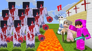 🖤1000 BLOOD White Lady vs Most Security Best Build in Minecraft!