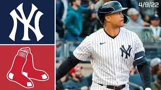 New York Yankees Vs. Boston Red Sox | Game Highlights | 4/9/22