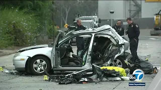 1 killed, 3 injured after DUI chase ends in crash in Pasadena