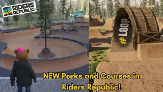 NEW Bike Parks and Snow Trick Course locations! Riders Republic Update!