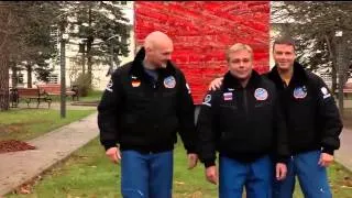 ISS Expedition 38/39 Crew Departs for Kazakh Russian Launch Site / NASA / JAXA / 720p HD