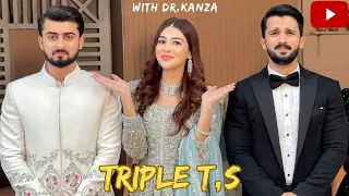 We Triplets,s | Shoot Day📸 | Most awaited Vlog with Rajab & Haider🏋️ | by Dr.Kanza🦋