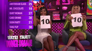 Robyn Dixon & Keke Palmer Rate Housewives Dinner Drama | WWHL