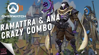 Overwatch 2: RAMATTRA AND ANA ARE TOO GOOD TOGETHER! CRAZY GAMEPLAY!