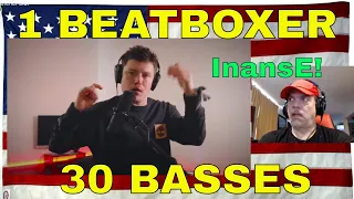 1 BEATBOXER | 30 BASSES - REACTION - INSANE