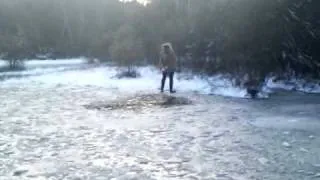 Girl falls through ice (Jasmine!)