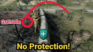 Major change to explosives vs heavy cover in Company of Heroes 3