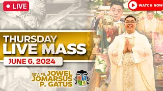 FILIPINO LIVE MASS TODAY ONLINE II JUNE 6, 2024 II FR. JOWEL JOMARSUS GATUS