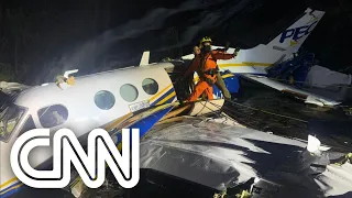 Impacto foi maior na cabine de avião que levava Marília Mendonça, diz bombeiro | CNN PRIME TIME