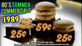 80's Commercials 1989 |ABC A&E| Summer June July