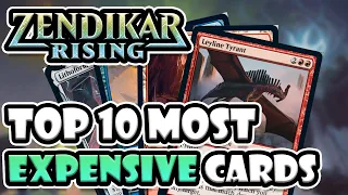 Top 10 Most Expensive Cards in Zendikar Rising! | Magic: The Gathering