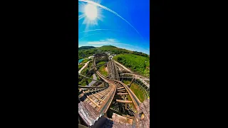 😱 Yeah it´s Wooden Wednesday 🎢😄 MAMMUT Tripsdrill #shorts #rollercoaster Gerstlauer