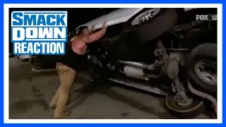 BRAUN STROWMAN FLIPS A VAN WITH MIZ & MORRISON INSIDE!!! WWE SmackDown Reaction