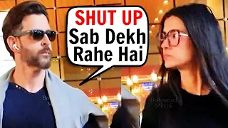 Hrithik Roshan SHOUTS At Girlfriend Saba Azad In Public At Mumbai Airport