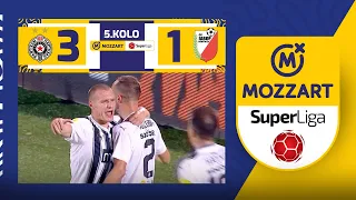 Mozzart Bet Super liga 2023/24 - 5.Kolo: PARTIZAN – JAVOR MATIS 3:1 (1:0)