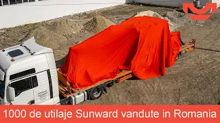 1000 de utilaje Sunward vandute in Romania