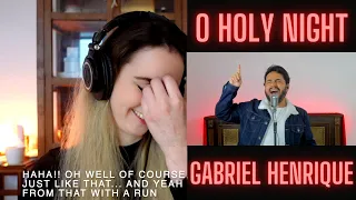 Singer Reacts to O Holy Night Gabriel Henrique ( Cover Mariah Carey)
