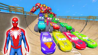 GTA 5 SPIDER-MAN 2, POPPY PLAYTIME CHAPTER 3 Join in Epic New Stunt Racing #14