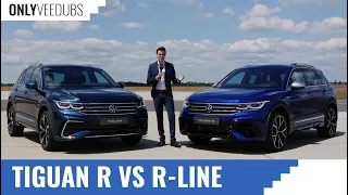 VW Tiguan R vs Tiguan R-Line REVIEW Tiguan Facelift 2021- OnlyVeeDubs VW reviews