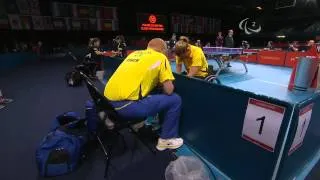 Table Tennis - AUT vs SWE - Women's Singles - Class 3 Gold Mdl Match - London 2012 Paralympic Games