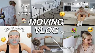 MOVING VLOG #2 | COUCH ARRIVED | LIFE UPDATE | BAR STOOLS | SETTLING IN | FLOWERS? Conagh Kathleen
