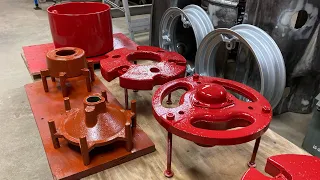 Farmall Super M Paint Day! Wheel Swap Continues & Overview of Painting Equipment