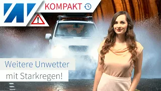 Schwere Unwetter ziehen über Deutschland. Starkregengefahr! I wetter.net KOMPAKT